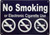 NYC No smoking or electronic cigarette use sign