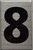 Apartment Number SignEight
