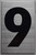 Apartment Number SignNine
