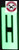 PHOTOLUMINESCENT DOOR NUMBER H DOB SIGN HEAVY DUTY / GLOW IN THE DARK "DOOR NUMBER" DOB SIGN HEAVY DUTY