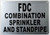 FDC Combination Sprinkler and Standpipe Sign