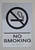 NO SMOKING Sign-Tactile Signs