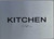 Kitchen Sign Braille Sign with Raised Tactile Graphics and Letters Kitchen Sign Braille Sign with Raised Tactile Graphics and Letters