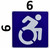 ADA ACCESSIBLE Symbol Sign-Tactile Signs