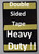 NO SMOKING Sign- BLACK- Braille SAFETY SIGNwith Raised Tactile Graphics and Letters