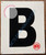LETTER B SignWHITE