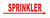 Sprinkler Right Arrow Hpd Sign