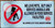 WE LOVE PETS BUT ONLY SERVICE ANIMALS ARE ALLOWED IN FOOD SERVICE FACILITIES WE APPRECIATE YOUR UNDERSTANDING SIGN- BRUSHED ALUMINUM