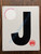 LETTER J SignWHITE