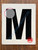 LETTER M SignWHITE