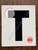LETTER T SignWHITE