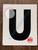 LETTER U SignWHITE