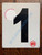 NUMBER 1 SignWHITE