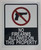 NO FIREARMS Allowed ON This Property Sign
