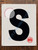 Large Letter S -Metal SignParking LOT BUILDING SIGN