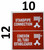 Standpipe Connection with Symbol Bilingual   Fire Department Sign
