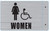 Women ACCESSIBLE Restroom Projection Sign- Women ACCESSIBLE Restroom 3D HPD SIGN Women ACCESSIBLE Restroom Projection Sign- Women ACCESSIBLE Restroom 3D HPD SIGN