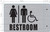 RESTROOM ACCESSIBLE PROJECTION SIGN-ACCESSIBLE RESTROOM 3D SIGNAGE RESTROOM ACCESSIBLE PROJECTION SIGN-ACCESSIBLE RESTROOM 3D SIGNAGE