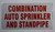 Combination AUTO Sprinkler and Standpipe Sign