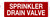 FD SPRINKLER DRAIN VALVE SIGN