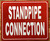 STANDPIPE CONNECTION COMPLIANCE SIGN