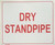 DRY STANDPIPE  - Signage
