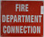 FIRE Department Connection  Hpd Sign