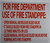 Manual air Release Hpd Sign