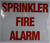 Sprinkler FIRE Alarm Hpd Sign