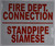 SIGN Main Electrical Sprinkler Riser