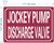 NYC JOCKEY PUMP DISCHARGE VALVE SIGN