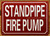 STANDPIPE FIRE PUMP SIGN