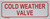 COLD WEATHER VALVE   Sign