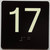 FD ELEVATOR FLOOR NUMBER THE LEXINGTON AVE LINE (17TH FLOOR) SIGN
