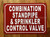 NYC COMBINATION STANDPIPE & SPRINKLER CONTROL VALVE SIGN