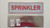 SPRINKLER   Fire Department Sign