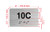 Apartment Number unit 10C Braille Sign