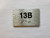Apartment Number unit 13B Ada Sign