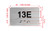 Apartment Number Unit 13E Sign