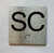 Elevator floor number/ elevator Jamb plate SC Ada Sign