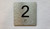 Elevator Floor Number / Elevator Jamb Plate 2 Safety Sign