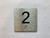 Elevator Floor Number / Elevator Jamb Plate 2 Compliance Sign