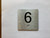 Elevator Floor Number / Elevator Jamb Plate 6 Compliance Sign