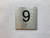Elevator Floor Number / Elevator Jamb Plate 9 Compliance Sign