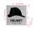 Elevator Floor Number / Elevator Jamb Plate helmet symbol Sign