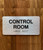Control Room Sign with Raised Letters & Grade 2 Compliance Sign