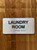 Laundry Room Sign with Raised Letters & Grade 2 Compliance Sign