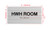 HWH Room Sign with Raised Letters & Grade 2 Hpd Sign