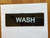 WASH Restaurant Nyc Sign