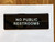 NO PUBLIC RESTROOM Restaurant Commercial Sign